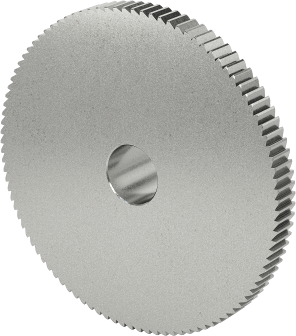 Metal Cırcır Dişlisi, 6 mm Yüz Genişliği, 100 Diş, 16 mm Toplam Genişlik