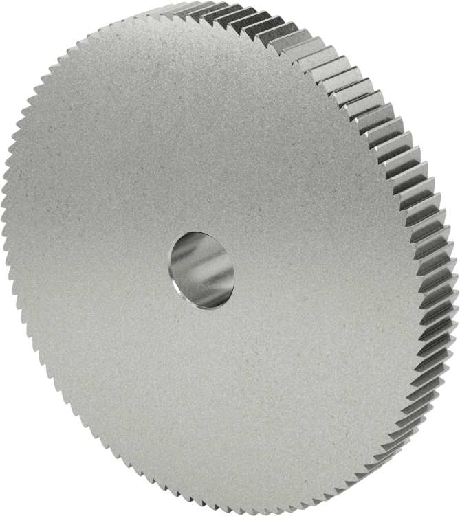Metal Cırcır Dişlisi, 12 mm Yüz Genişliği, 100 Diş, 24 mm Toplam Genişlik
