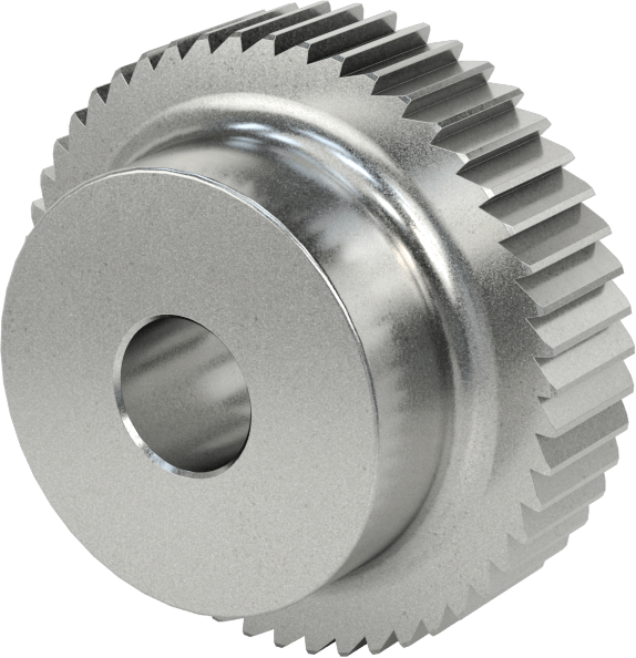 Metal Cırcır Dişlisi, 12 mm Yüz Genişliği, 50 Diş, 24 mm Toplam Genişlik