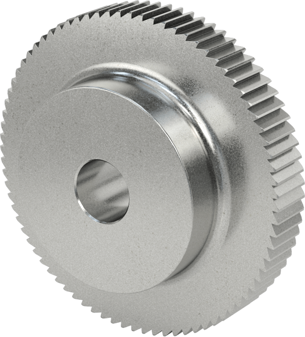 Metal Cırcır Dişlisi, 12 mm Yüz Genişliği, 80 Diş, 24 mm Toplam Genişlik