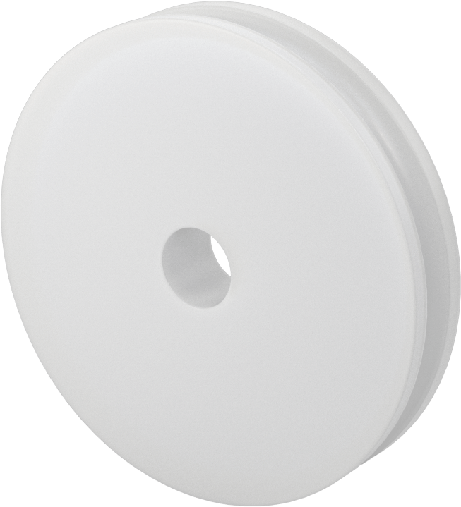Pulley, for 1/4" Diameter Round Belt, 3" OD