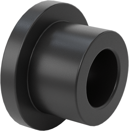 Kuru Çalışan MDS Dolgulu Naylon Manşon Rulman, 3/16" Mil Çapı için, 1/4" Uzunluk, 7/16" Flanş Dış Çapı
