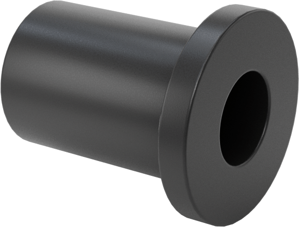 Kuru Çalışan MDS Dolgulu Naylon Manşon Rulman, 3/16" Mil Çapı için, 1/2" Uzunluk, 7/16" Flanş Dış Çapı