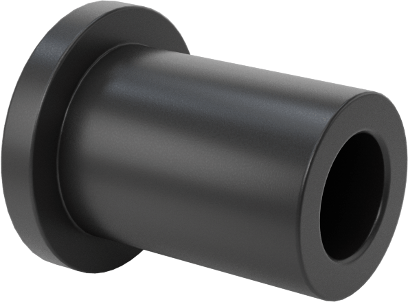 Kuru Çalışan MDS Dolgulu Naylon Manşon Rulman, 3/16" Mil Çapı için, 1/2" Uzunluk, 7/16" Flanş Dış Çapı
