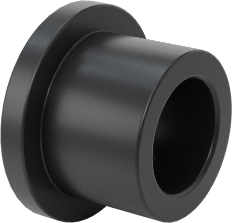 Kuru Çalışan MDS Dolgulu Naylon Manşon Rulman, 1/4" Mil Çapı için, 5/16" Uzunluk, 1/2" Flanş Dış Çapı