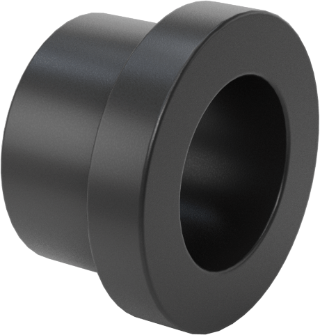 Kuru Çalışan MDS Dolgulu Naylon Manşon Rulman, 3/8" Mil Çapı, 3/8" Uzunluk, 1/8" Flanş Kalınlığı
