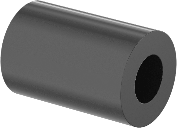 Kuru Çalışan MDS Dolgulu Naylon Manşon Rulman, 1/8“ Mil Çapı ve 1/4” Muhafaza İç Çapı için, 3/8" Uzunluk