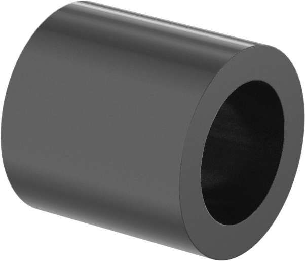 Kuru Çalışan MDS Dolgulu Naylon Manşon Rulman, 1/4“ Mil Çapı ve 3/8” Muhafaza İç Çapı için, 3/8" Uzunluk