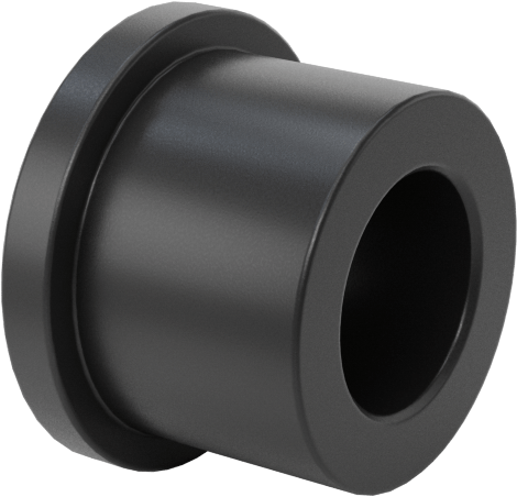 Kuru Çalışan MDS Dolgulu Naylon Manşon Rulman, 3/16" Mil Çapı için, 1/4" Uzunluk, 3/8" Flanş Dış Çapı