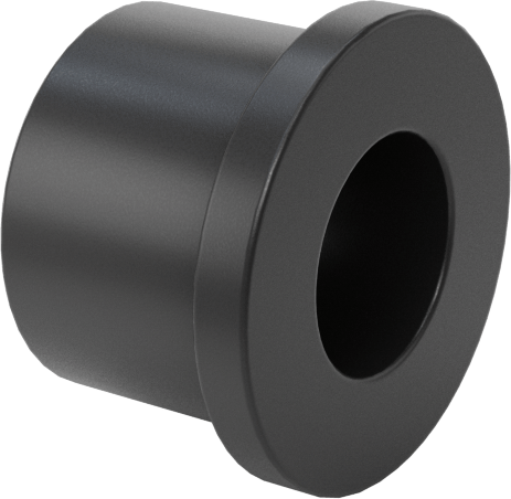 Kuru Çalışan MDS Dolgulu Naylon Manşon Rulman, 3/16" Mil Çapı için, 1/4" Uzunluk, 3/8" Flanş Dış Çapı