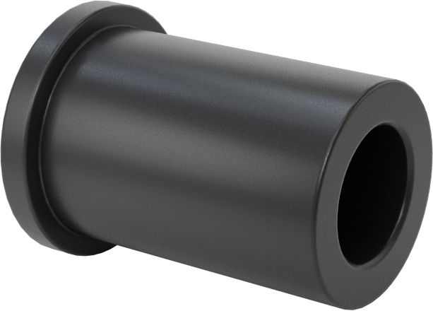 Kuru Çalışan MDS Dolgulu Naylon Manşon Rulman, 3/16" Mil Çapı için, 1/2" Uzunluk, 3/8" Flanş Dış Çapı