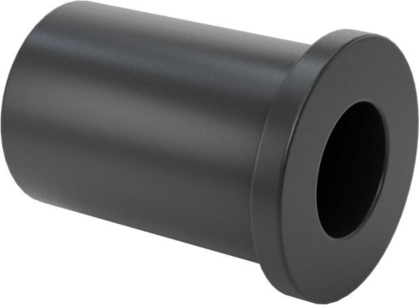 Kuru Çalışan MDS Dolgulu Naylon Manşon Rulman, 3/16" Mil Çapı için, 1/2" Uzunluk, 3/8" Flanş Dış Çapı
