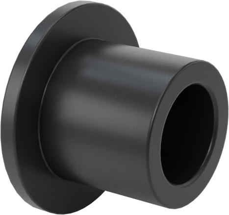 Kuru Çalışan MDS Dolgulu Naylon Manşon Rulman, 1/4" Mil Çapı için, 3/8" Uzunluk, 9/16" Flanş Dış Çapı