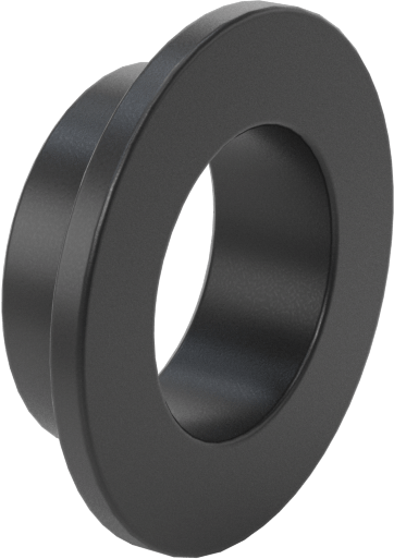 Kuru Çalışan MDS Dolgulu Naylon Manşon Rulman, 1/2“ Mil ve 5/8” Yuva İç Çapı için, 1/4" Uzunluk, 7/8" Flanş Dış Çap