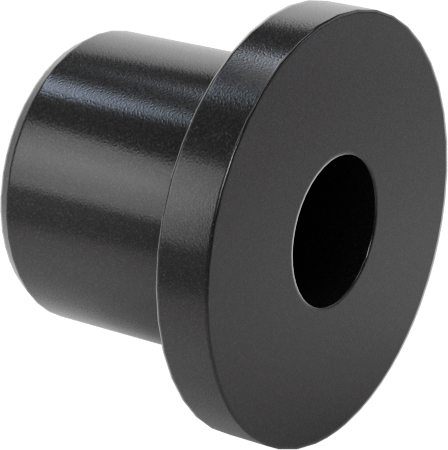 Kuru Çalışan MDS Dolgulu Naylon Manşon Rulman, Flanşlı, 1/8" Mil Çapı için, 1/4" Uzunluk