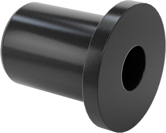 Kuru Çalışan MDS Dolgulu Naylon Manşon Rulman, Flanşlı, 1/8" Mil Çapı için, 3/8" Uzunluk
