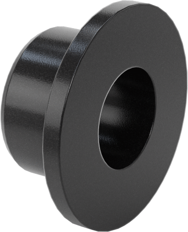 Kuru Çalışan MDS Dolgulu Naylon Manşon Rulman, 1/4" Mil Çapı için, 1/4" Uzunluk, 0,56" Flanş Dış Çapı
