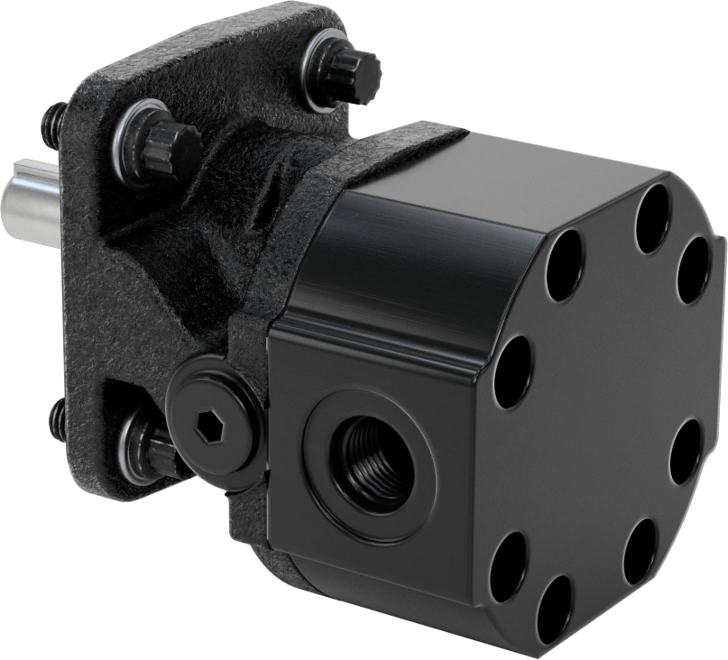 Hidrolik Dişli Pompa, SAE-4F17, 0,8 gpm Maksimum Akış