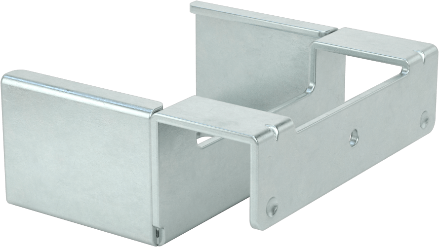 Akışlı Braket, 3-3/8" konveyör rayı genişliği için