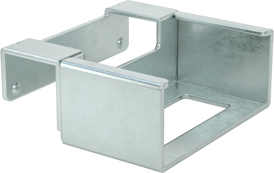 Akışlı Braket, 3-3/8" konveyör rayı genişliği için