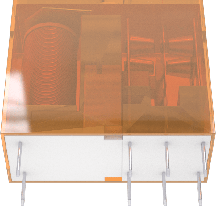 Devre Kartı Rölesi, 2 Devre, DPDT, 120V AC Giriş, 8 Terminal