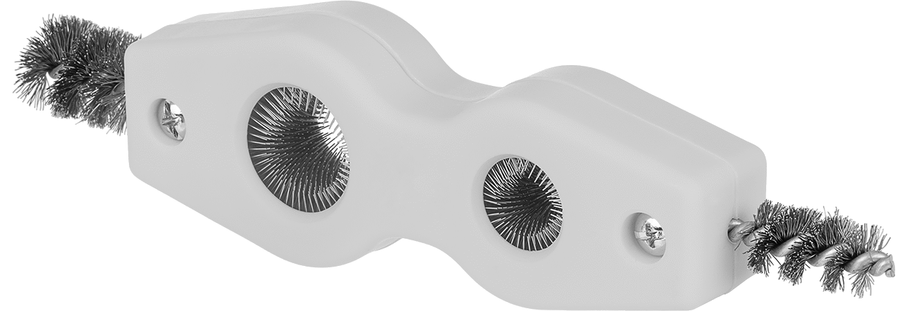 İç ve Dış Boru Fırçası, Paslanmaz Çelik Kıllı, 1/2“ ve 3/4” Fırça Çapları