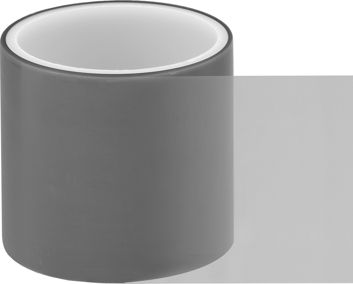 Teflon® PTFE ile Üretilmiş Ultra Düşük Sürtünmeli Bant, Akrilik Yapıştırıcı, 6" Genişlik, 54 Fit Uzunluk