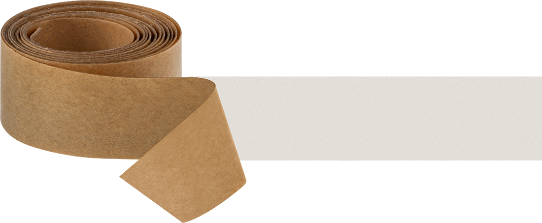 Teflon® PTFE ile Üretilmiş Ultra Düşük Sürtünmeli Bant, Silikon Yapıştırıcı, 1/2" Genişlik, 3 Fit Uzunluk