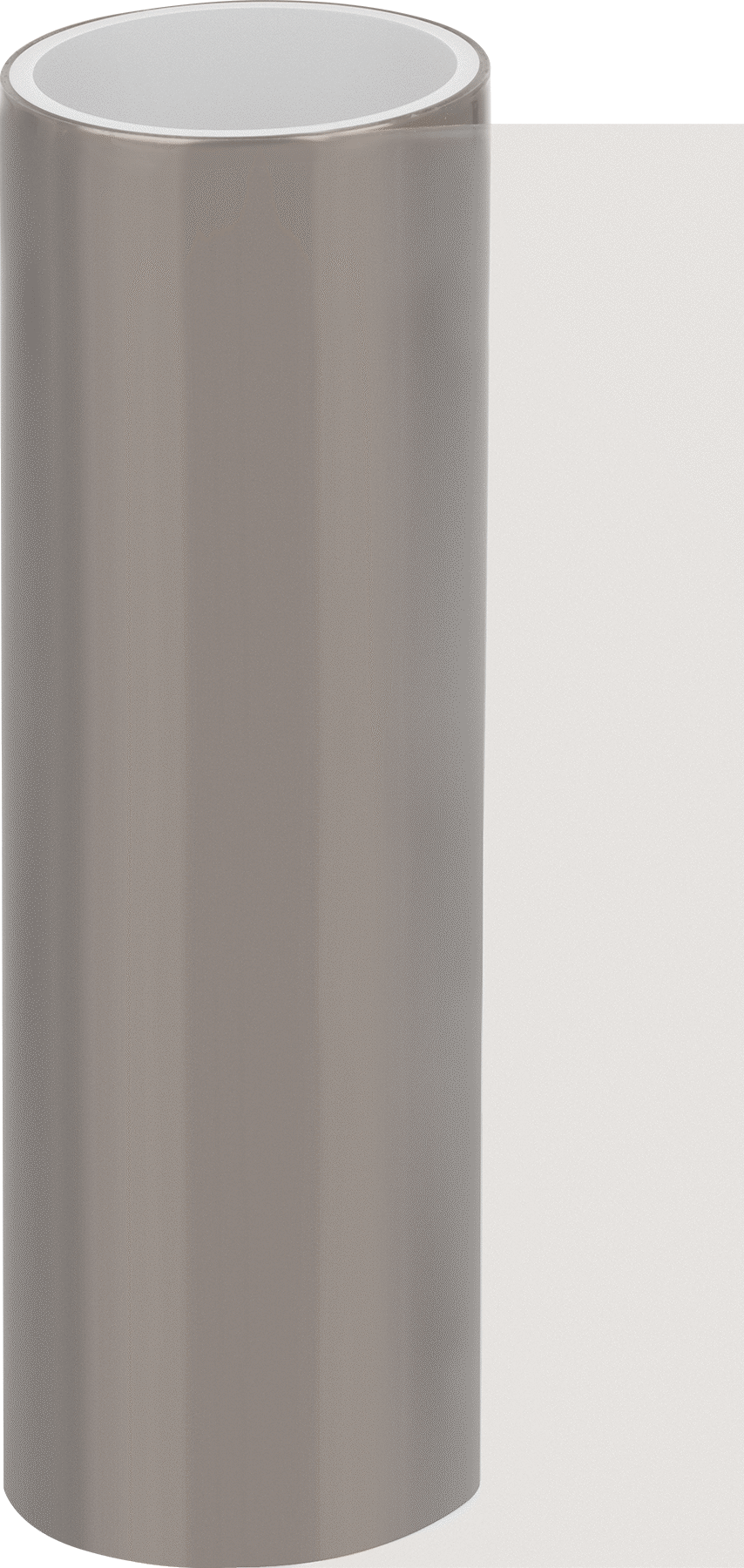 Teflon® PTFE ile Üretilmiş Ultra Düşük Sürtünmeli Bant, Silikon Yapıştırıcı, 12" Genişlik, 15 Fit Uzunluk