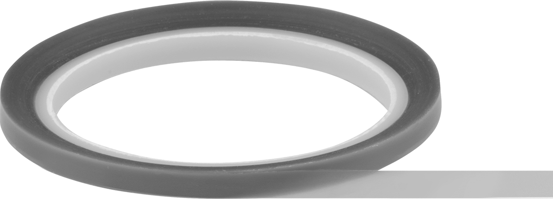 Teflon® PTFE ile Üretilmiş Ultra Düşük Sürtünmeli Bant, Akrilik Yapıştırıcı, 1/4" Genişlik, 3 Fit Uzunluk