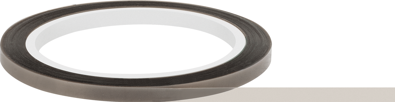 Teflon® PTFE ile Üretilmiş Ultra Düşük Sürtünmeli Bant, Silikon Yapıştırıcı, 1/4" Genişlik, 54 Fit Uzunluk