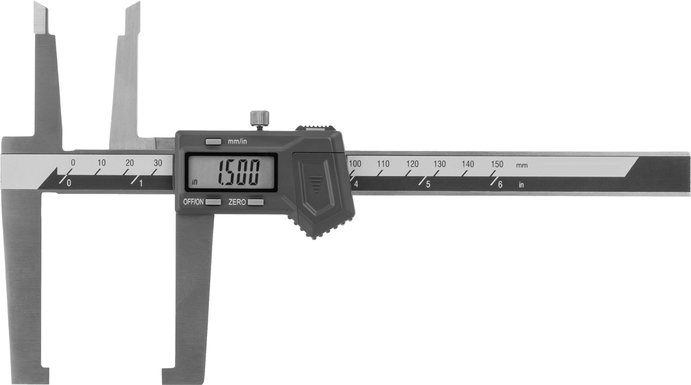 Frenler için Kaliper, Zigbee Bağlantılı, 0“ ila 6” ve 0 ila 150 mm Ölçüm Aralığı