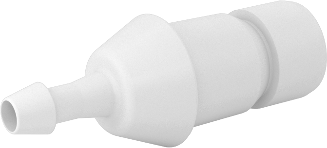 Hava ve Su için Yüksek Akışlı Hızlı Bağlantı Kesme Tüp Bağlantısı, Asetal Plastik Tapa, 3/16" Boru İç Çapı için, 3/16 Kaplin Boyutu