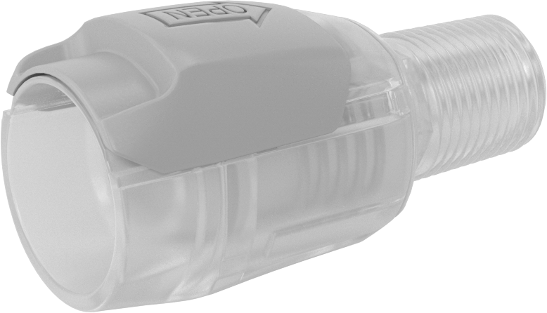 Hava ve Su için Yüksek Akışlı Hızlı Bağlantı Kesme Tüp Bağlantısı, Polipropilen Plastik Soket, 1/2 NPT Erkek, 5/8 Bağlantı Boyutu