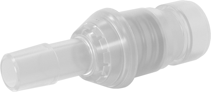 Hava ve Su için Yüksek Akışlı Hızlı Bağlantı Kesme Tüp Bağlantısı, Polipropilen Plastik Tapa, 3/8" Boru İç Çapı için, 3/8 Kaplin Boyutu