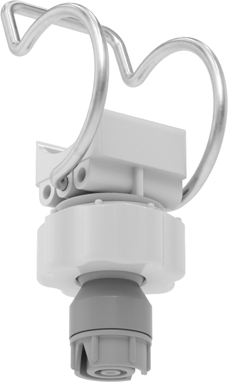Kelepçeli Püskürtme Nozulu, Tam Koni, 1-1/4 Boru için, 0,1 gpm 20 PSI'da