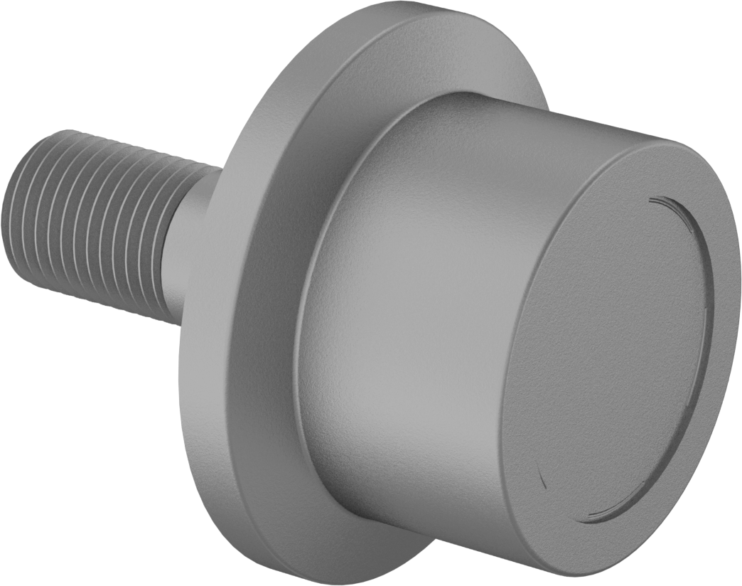 Dişli Ray Makarası, Flanşlı, 26 mm Çap x 20 mm Genişlikte Silindir, Çelik