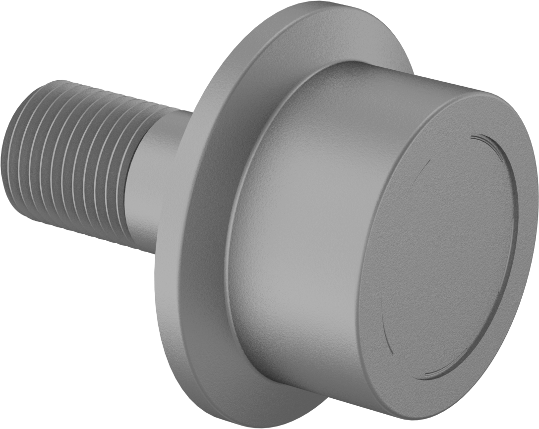 Dişli Ray Makarası, Flanşlı, 35 mm Çap x 22 mm Genişlikte Makara, Çelik