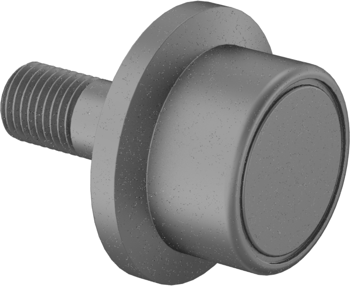 Dişli Ray Makarası, Flanşlı, 1-1/8" Makara Çapı, 3/4" Makara Genişliği, Çelik
