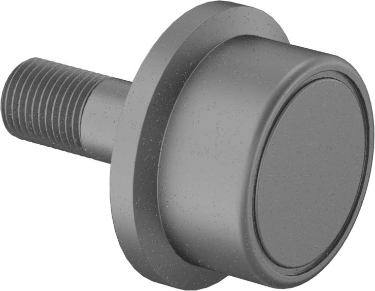 Dişli Ray Makarası, Flanşlı, 1-3/8" Makara Çapı, 13/16" Makara Genişliği, Çelik