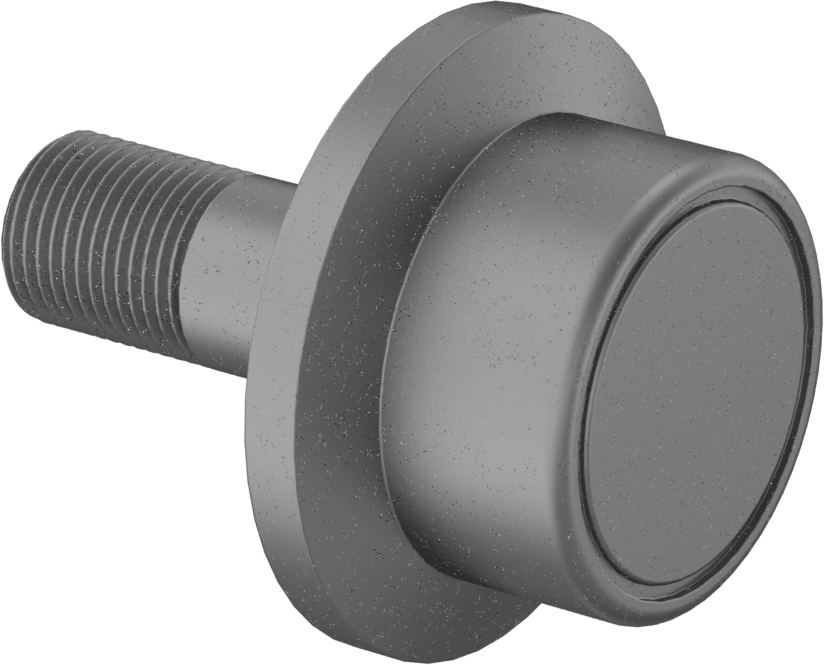 Dişli Ray Makarası, Flanşlı, 1-3/4" Makara Çapı, 1-1/8" Makara Genişliği, Çelik