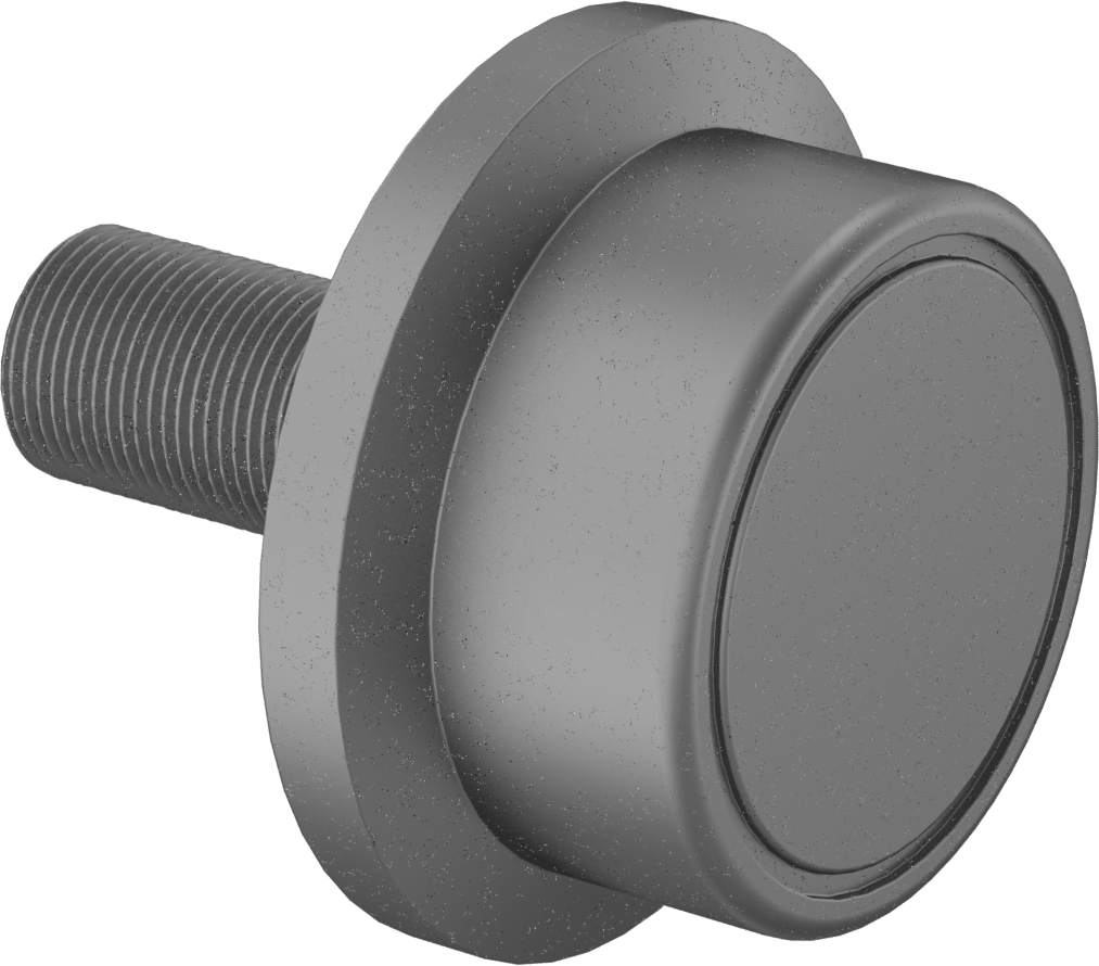 Dişli Ray Makarası, Flanşlı, 3-1/2" Silindir Çapı, 1-15/16" Makara Genişliği, Çelik