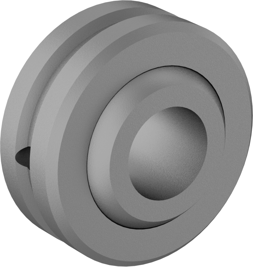 Döner Eklem, Açık, 1/4" ID, 21/32" OD