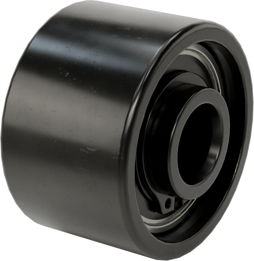 Mile Monte Ray Makarası, Basınç Yüküne Dayanıklı, Siyah Oksit Çelik, 1" Çaplı Silindir