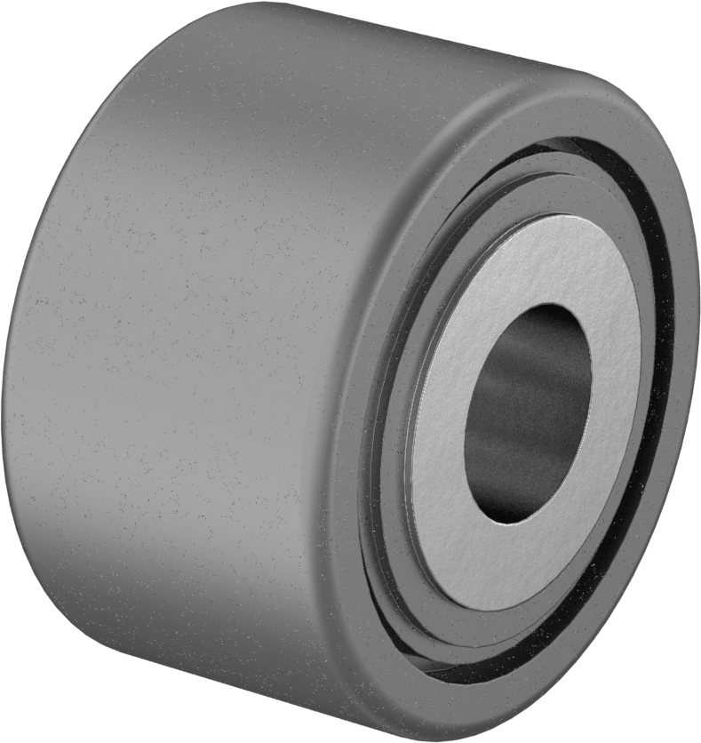 Mile Monte Ray Makarası, Basınç Yüküne Dayanıklı, Çelik, 3“ Çapında x 1-3/4” Genişliğinde Silindir