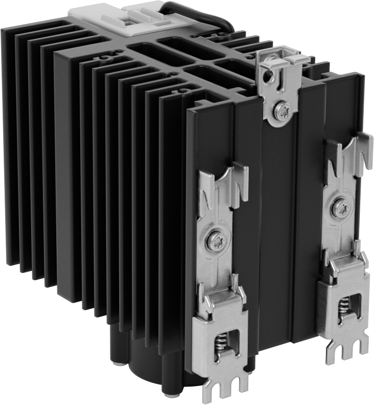 DIN Rayı Montajlı Katı Hal Rölesi, SPST-NO, 5-30V DC Giriş, 11 mA Kontrol, 85A @ 600V AC