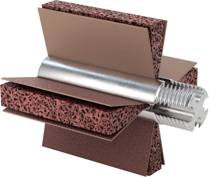 İç Zımparalama için Yastıklı Kanatlı Tekerlek, Naylon Ağ, 1“ ila 1-1/2” İş Parçası İç Çapı için, 240 Kum