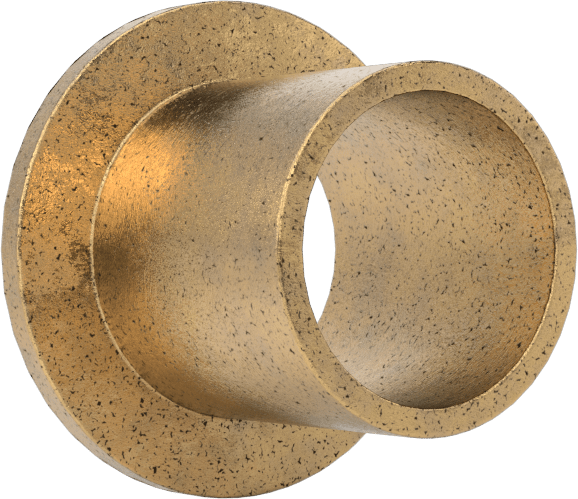 Yağ Dolgulu 841 Bronz Flanşlı Kovanlı Rulman, 1/4“ Mil Çapı ve 19/64” Gövde İç Çapı için, 5/16" Uzunluk