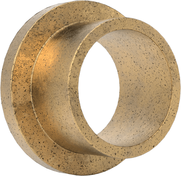 Yağ Dolgulu 841 Bronz Flanşlı Kovanlı Rulman, 5/8“ Mil ve 3/4” Muhafaza İç Çapı için, 1/2" Uzunluk, 1" Flanş Dış Çapı