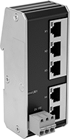 Düşük Profilli DIN Rayına Monte Ethernet Anahtarları